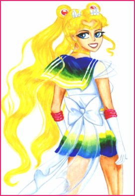 Super Sailormoon, drawn by me